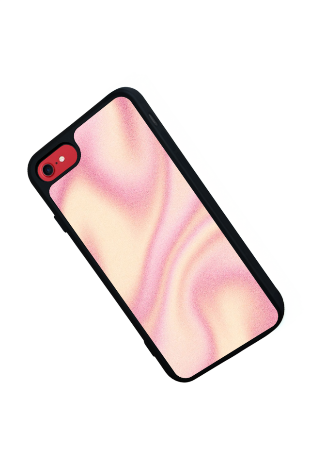 iPhone SE Uyumlu Soft Degrade Tasarımlı Glossy Premium Kılıf