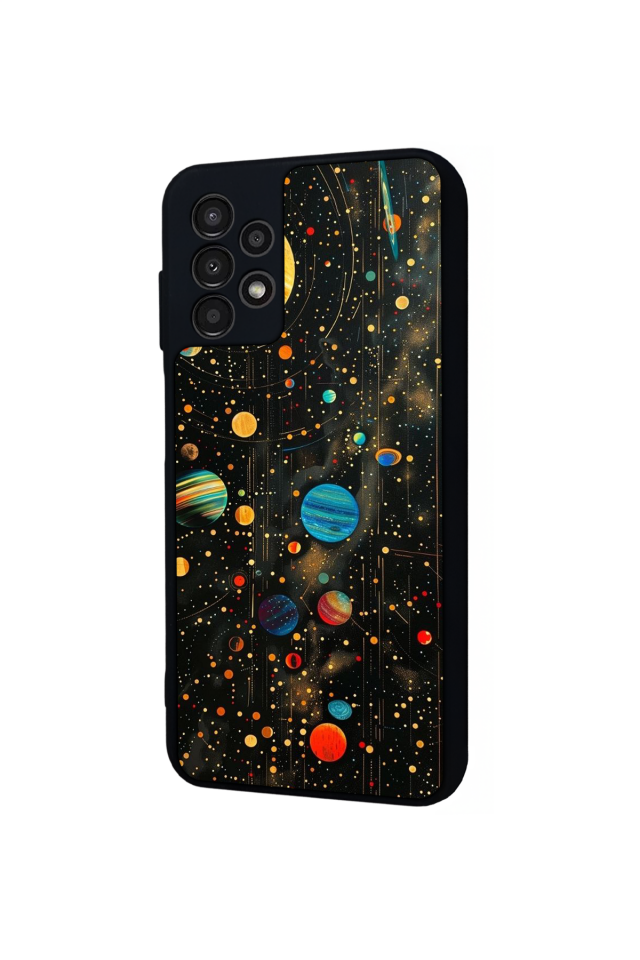 Samsung Galaxy A23 Uyumlu Uzay Tasarımlı Glossy Premium Kılıf