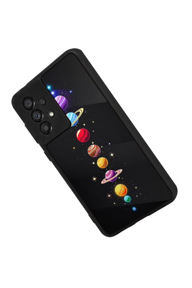 Samsung Galaxy A73 Uyumlu Uzay Tasarımlı Glossy Premium Kılıf