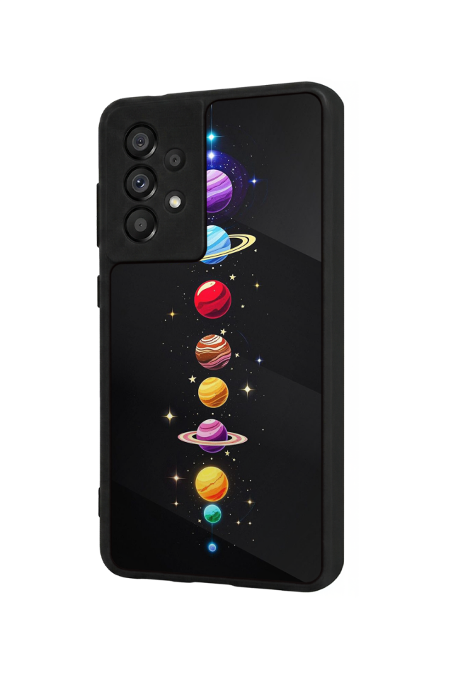 Samsung Galaxy A73 Uyumlu Uzay Tasarımlı Glossy Premium Kılıf