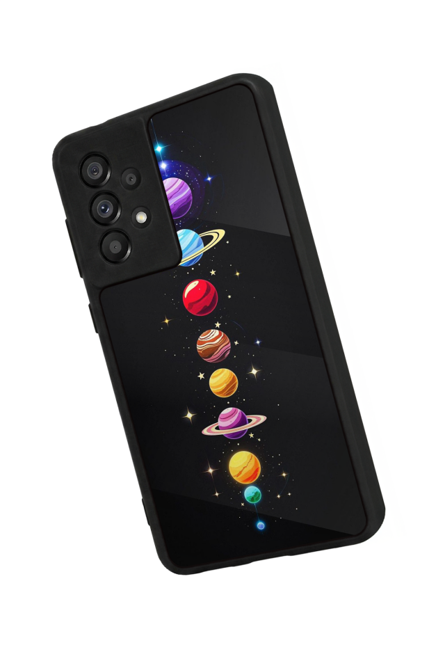 Samsung Galaxy A73 Uyumlu Uzay Tasarımlı Glossy Premium Kılıf