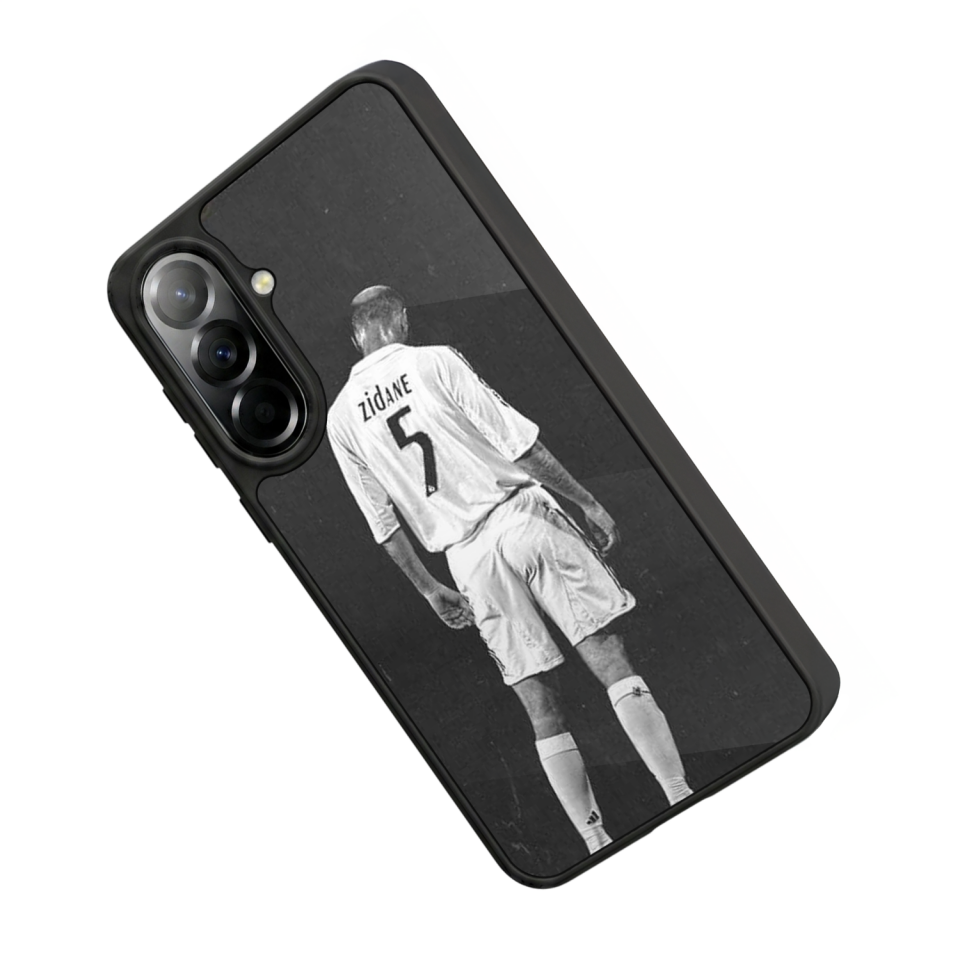 Samsung Galaxy A37 Uyumlu Zidane Tasarımlı Glossy Premium Kılıf