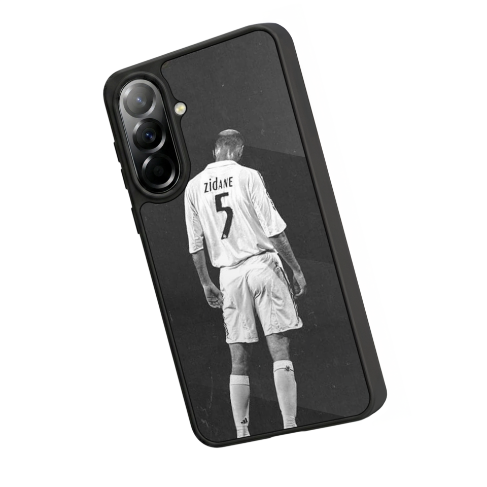 Samsung Galaxy A37 Uyumlu Zidane Tasarımlı Glossy Premium Kılıf