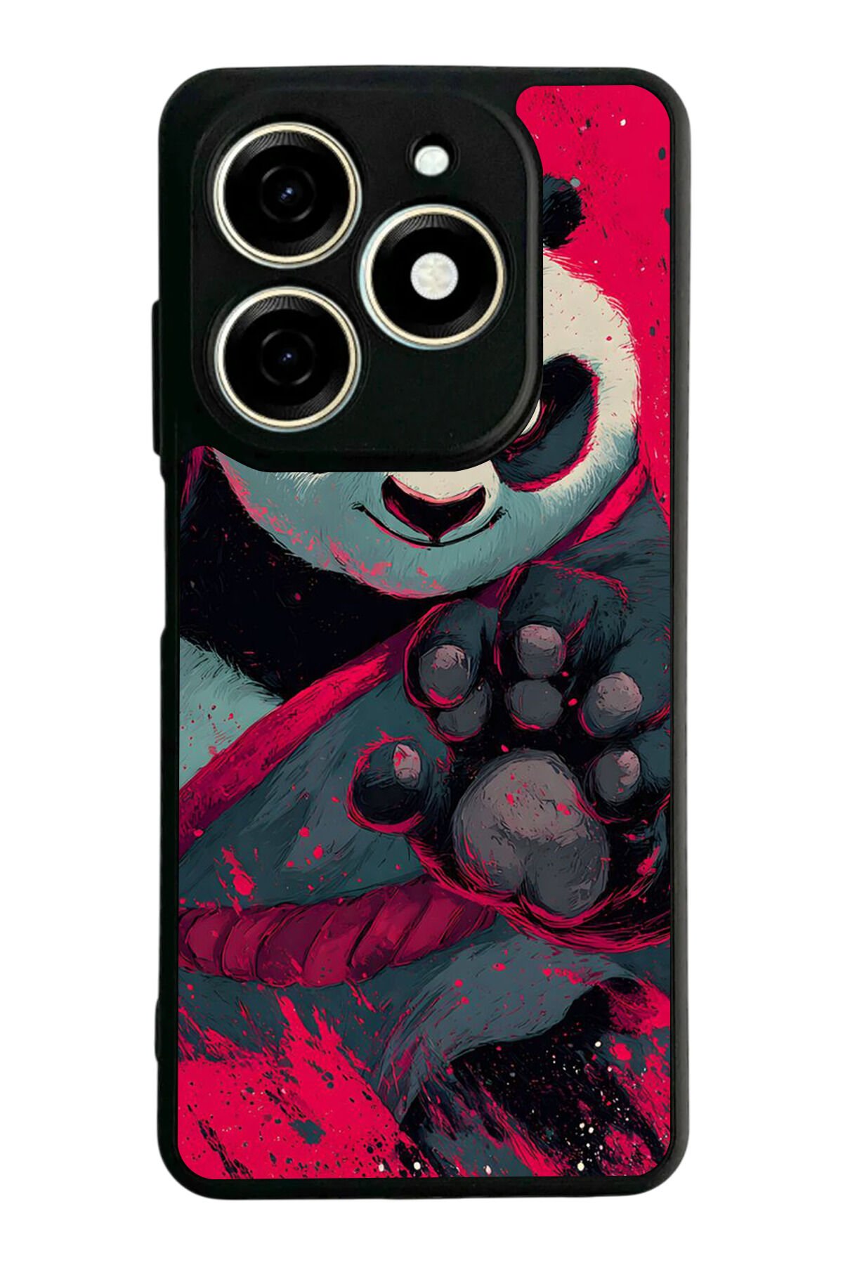 Tecno Spark 20/20C Uyumlu Kung Fu Panda Tasarımlı Glossy Premium Kılıf