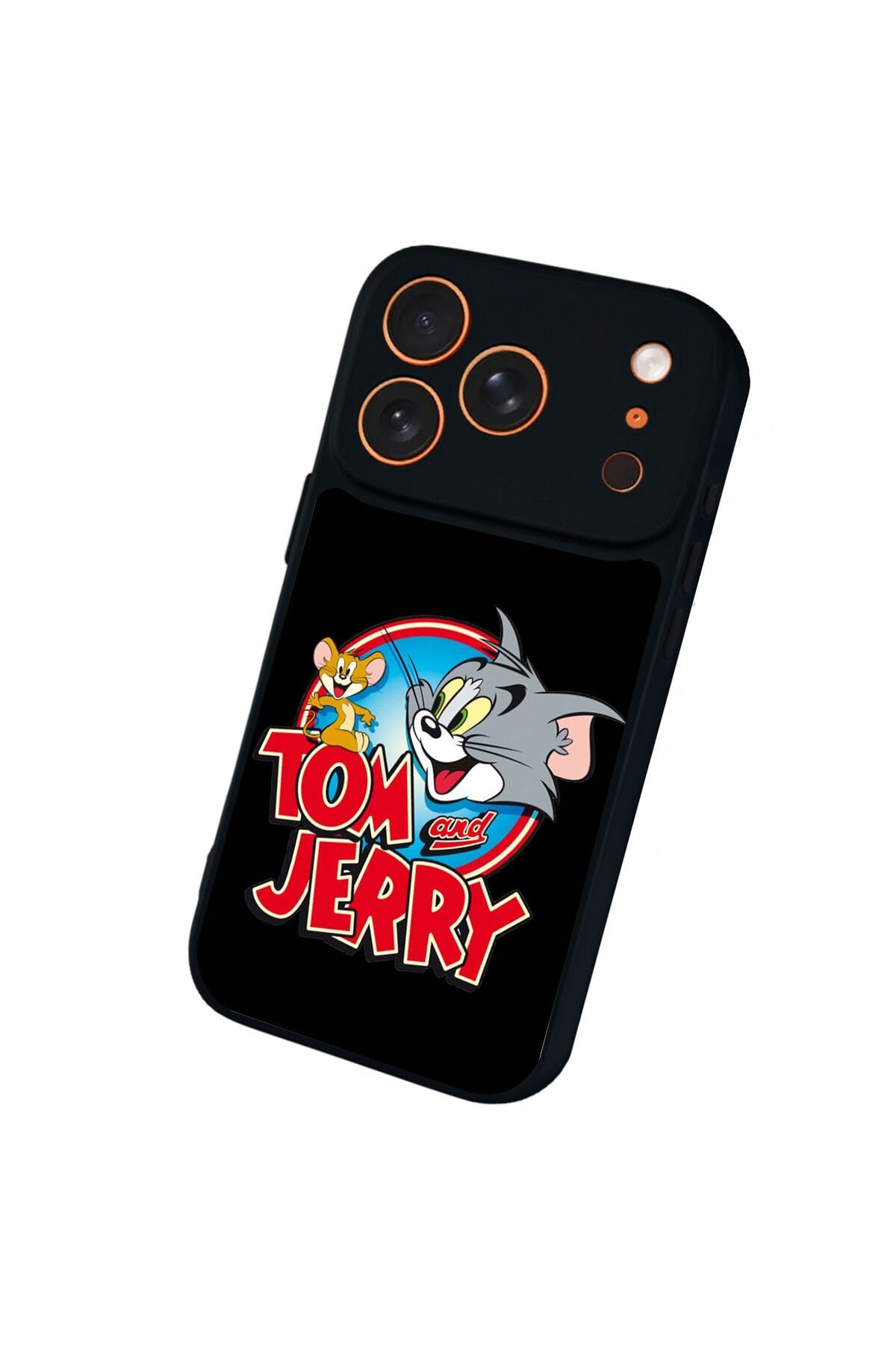 iPhone 17 Pro Max Uyumlu Tom And Jerry Tasarımlı Glossy Premium Kılıf