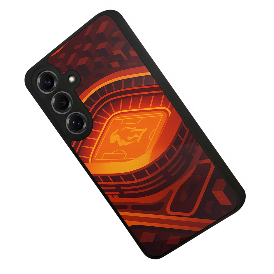 Samsung Galaxy S25 Uyumlu Aslan Tasarımlı Glossy Premium Kılıf