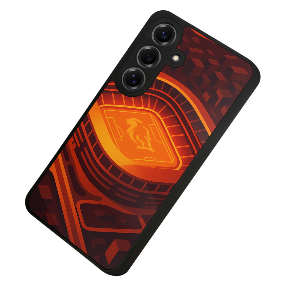 Samsung Galaxy S25 Uyumlu Aslan Tasarımlı Glossy Premium Kılıf