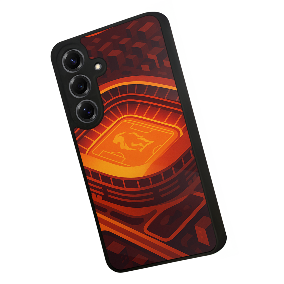 Samsung Galaxy S25 Uyumlu Aslan Tasarımlı Glossy Premium Kılıf