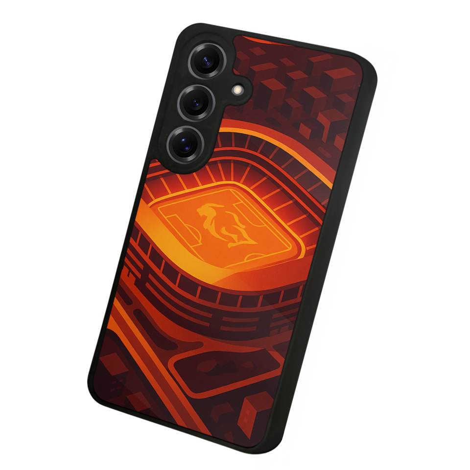 Samsung Galaxy S25 Uyumlu Aslan Tasarımlı Glossy Premium Kılıf