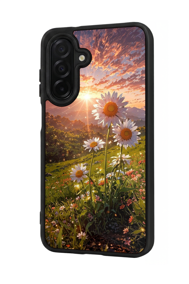 Samsung Galaxy A56 Uyumlu Cicek Tasarımlı Glossy Premium Kılıf