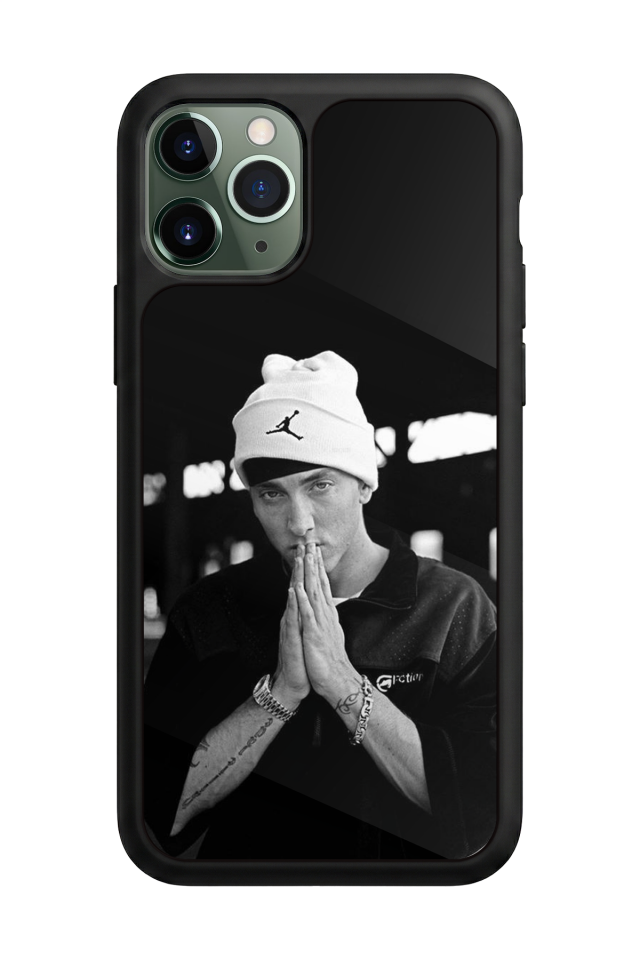 iPhone 11 Pro Max Uyumlu Eminem Tasarımlı Glossy Premium Kılıf