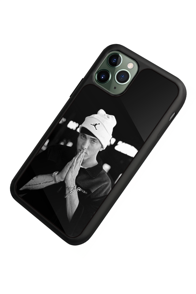 iPhone 11 Pro Max Uyumlu Eminem Tasarımlı Glossy Premium Kılıf