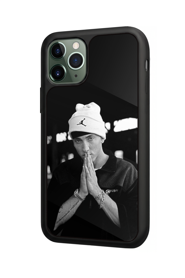 iPhone 11 Pro Max Uyumlu Eminem Tasarımlı Glossy Premium Kılıf