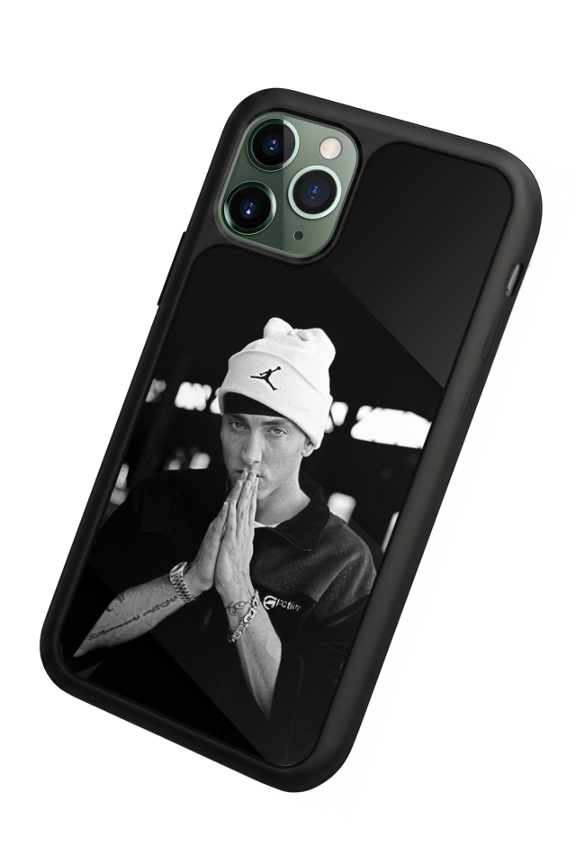 iPhone 11 Pro Max Uyumlu Eminem Tasarımlı Glossy Premium Kılıf