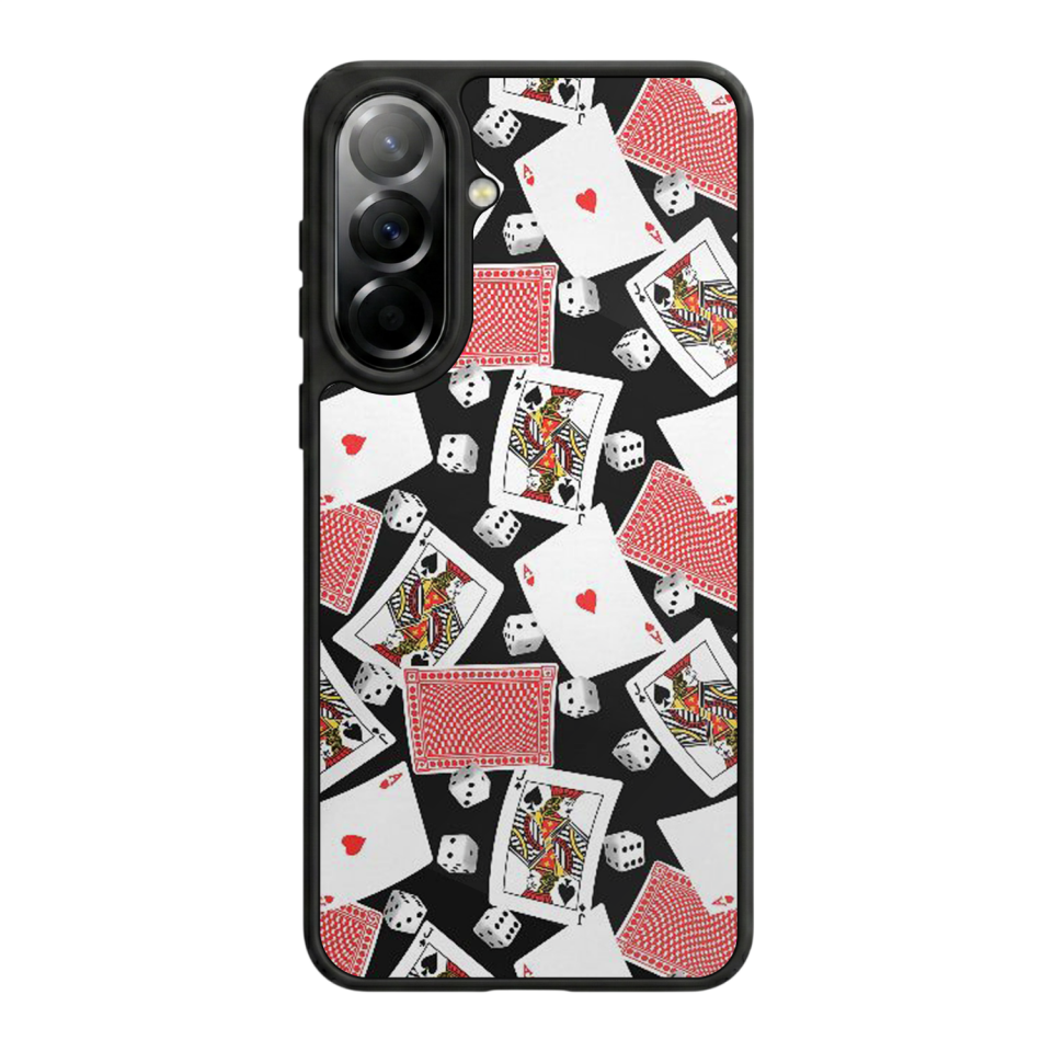 Samsung Galaxy A57 Uyumlu Kart Tasarımlı Glossy Premium Kılıf