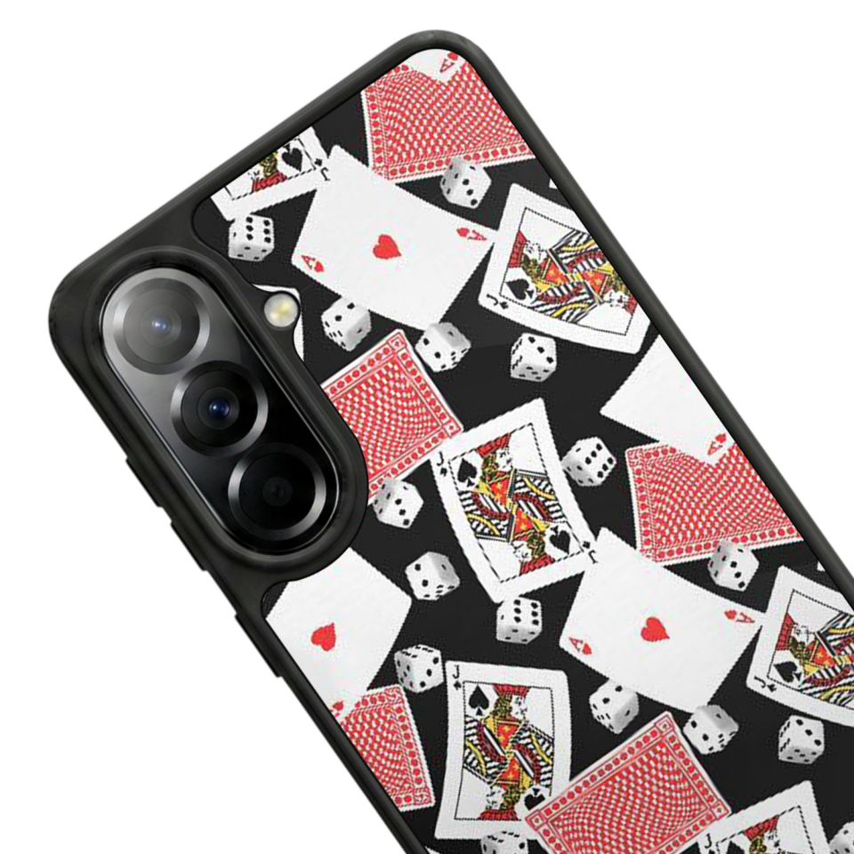 Samsung Galaxy A57 Uyumlu Kart Tasarımlı Glossy Premium Kılıf