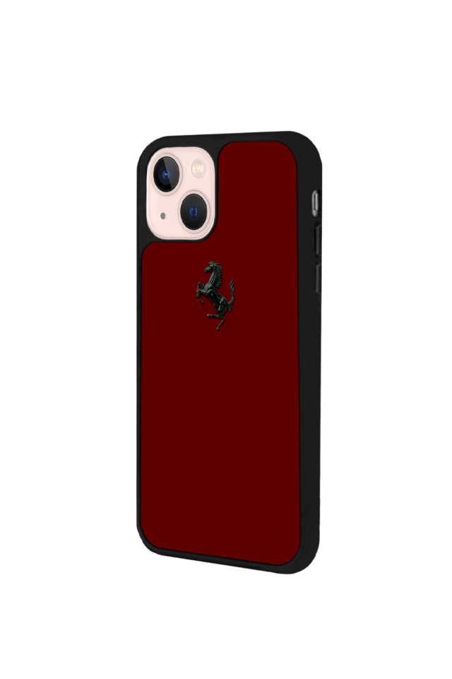 iPhone 14 Plus Uyumlu Kirmizi Tasarımlı Glossy Premium Kılıf