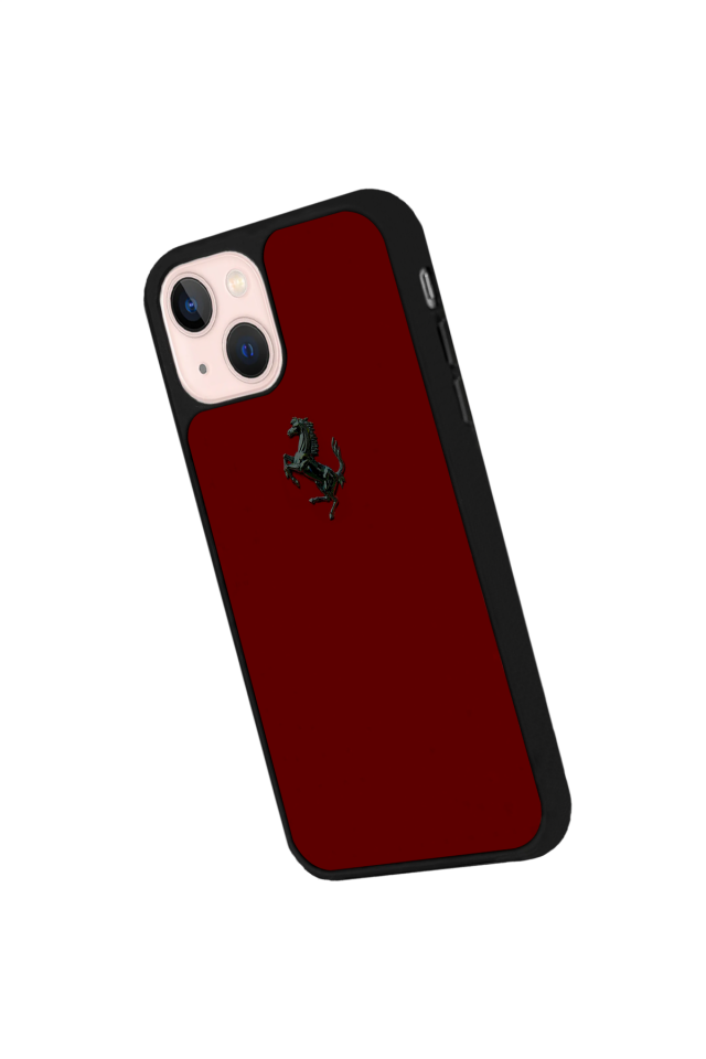 iPhone 14 Plus Uyumlu Kirmizi Tasarımlı Glossy Premium Kılıf