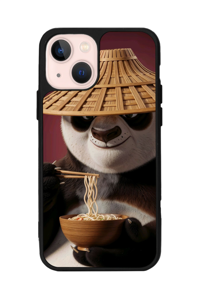 iPhone 13 Mini Uyumlu Kung Fu Panda Tasarımlı Glossy Premium Kılıf