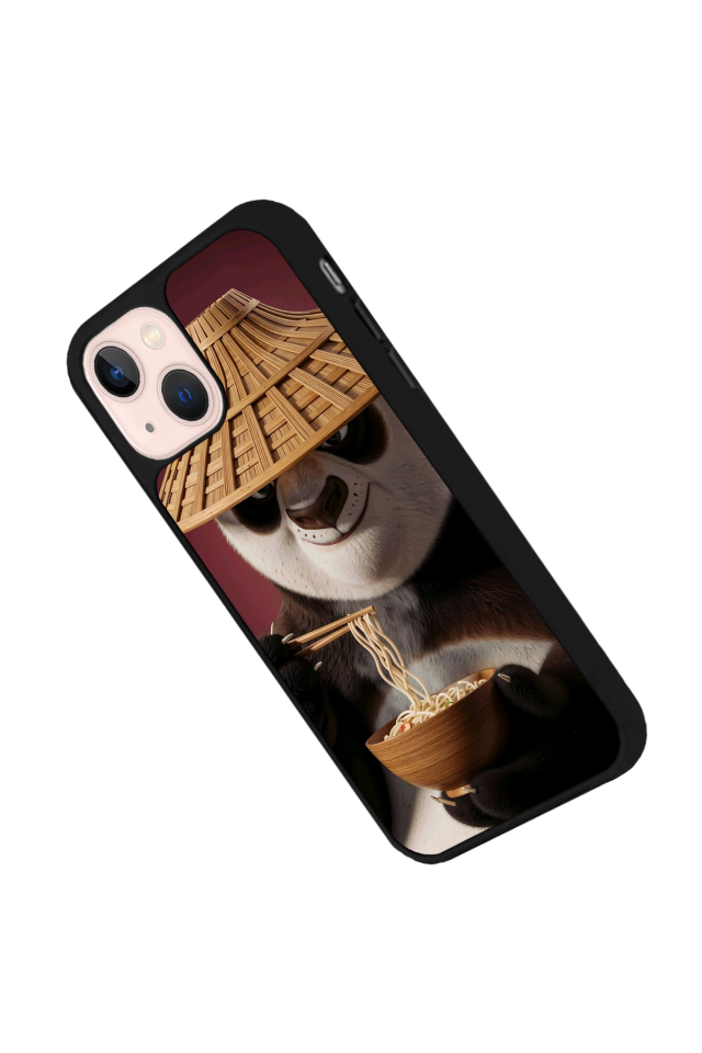 iPhone 13 Mini Uyumlu Kung Fu Panda Tasarımlı Glossy Premium Kılıf
