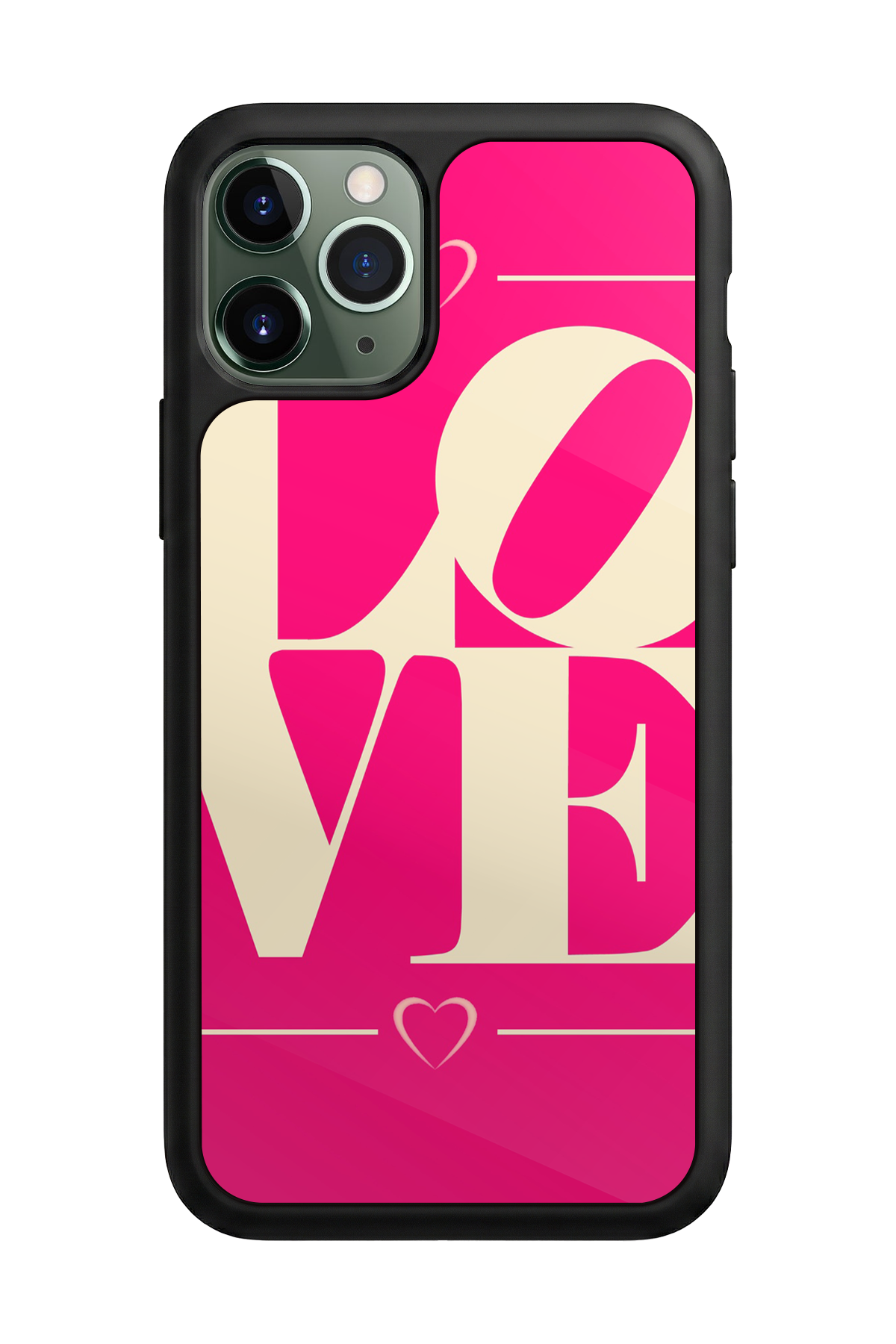 iPhone 11 Pro Uyumlu Love Tasarımlı Glossy Premium Kılıf