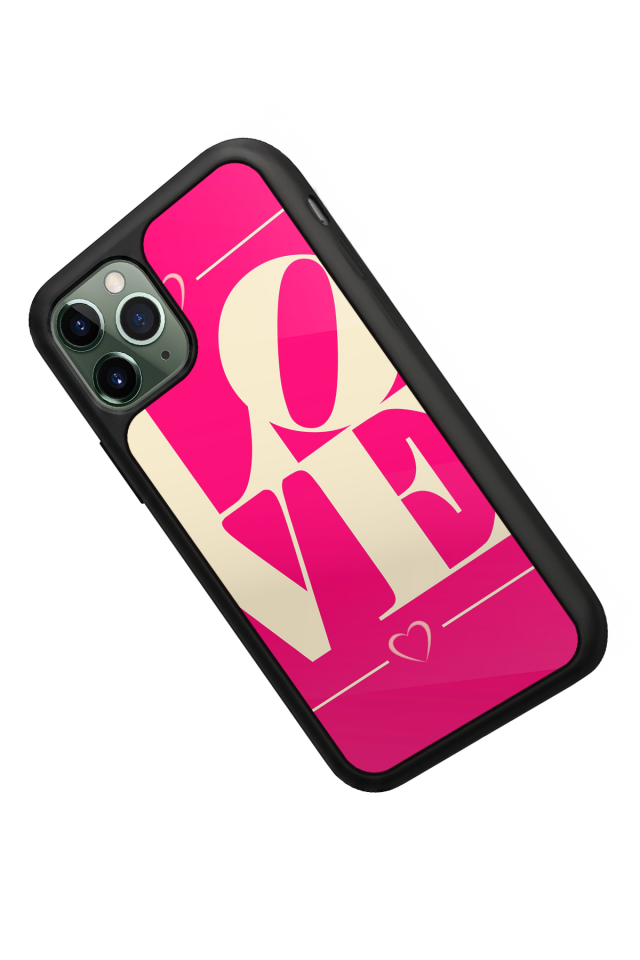 iPhone 11 Pro Uyumlu Love Tasarımlı Glossy Premium Kılıf