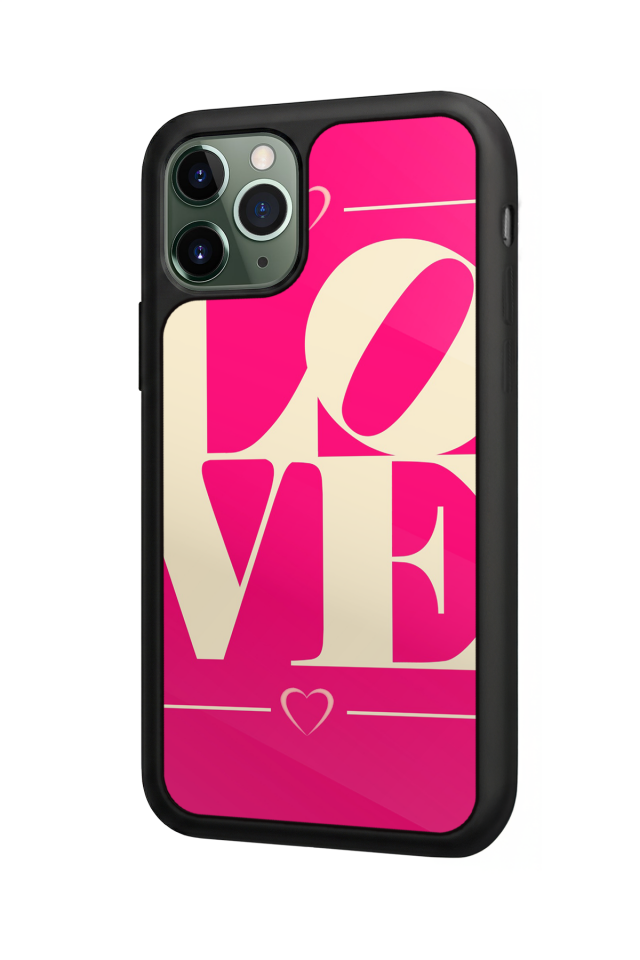 iPhone 11 Pro Uyumlu Love Tasarımlı Glossy Premium Kılıf