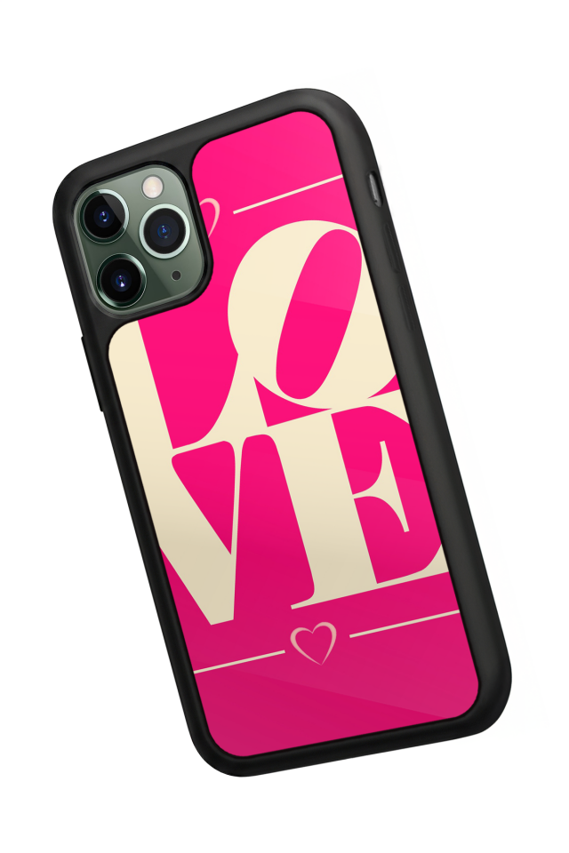 iPhone 11 Pro Uyumlu Love Tasarımlı Glossy Premium Kılıf