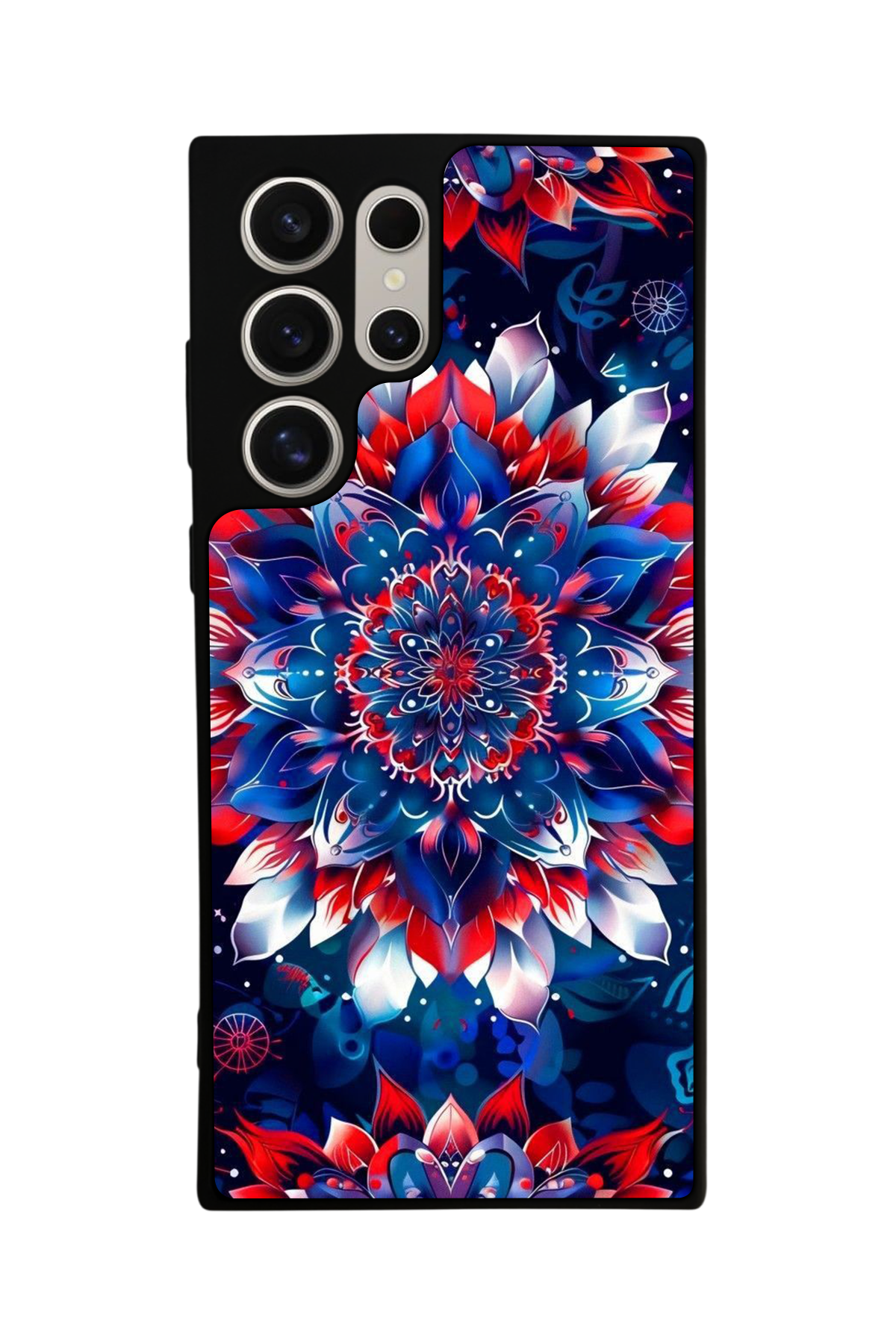 Samsung Galaxy S23 Ultra Uyumlu Mandala Tasarımlı Glossy Premium Kılıf