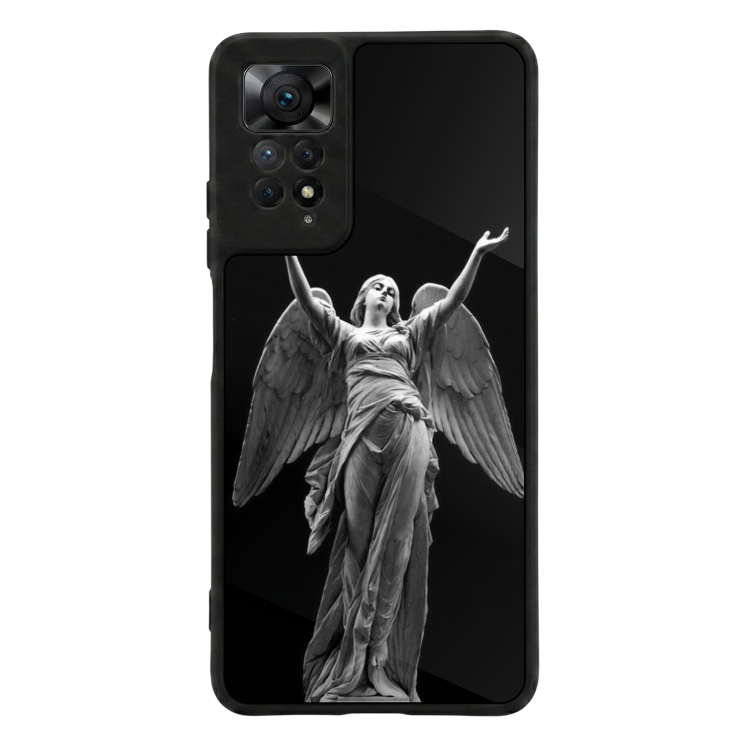 Xiaomi Redmi Note 11 Pro Uyumlu Melek Tasarımlı Glossy Premium Kılıf