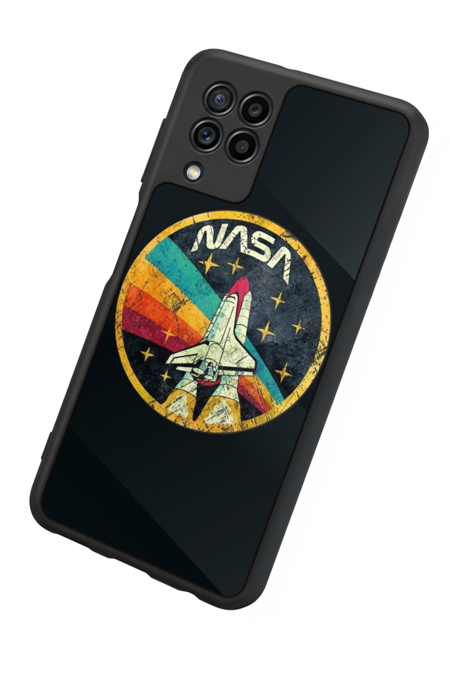 Samsung Galaxy M22 Uyumlu Nasa Tasarımlı Glossy Premium Kılıf