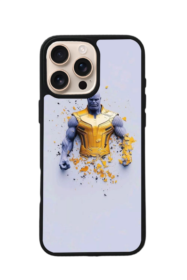 iPhone 15 Pro Max Uyumlu Thanos Tasarımlı Glossy Premium Kılıf