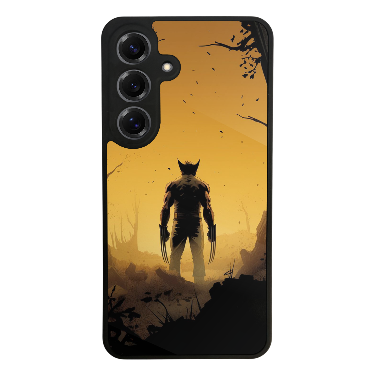 Samsung Galaxy S25 Uyumlu Wolverine Tasarımlı Glossy Premium Kılıf