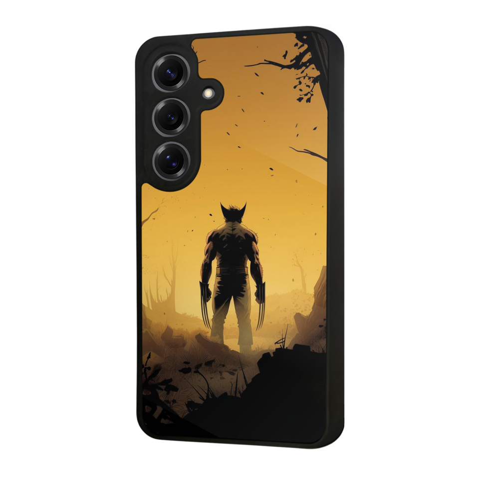 Samsung Galaxy S25 Uyumlu Wolverine Tasarımlı Glossy Premium Kılıf
