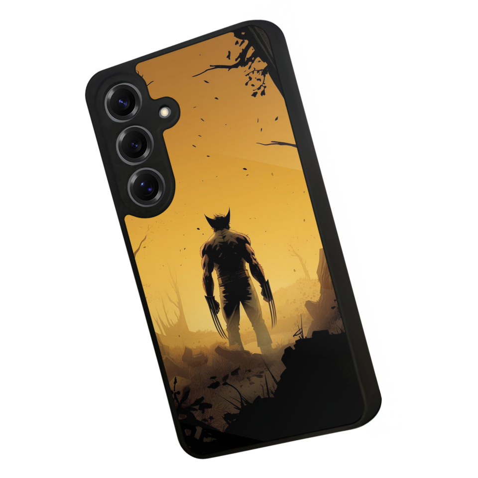 Samsung Galaxy S25 Uyumlu Wolverine Tasarımlı Glossy Premium Kılıf