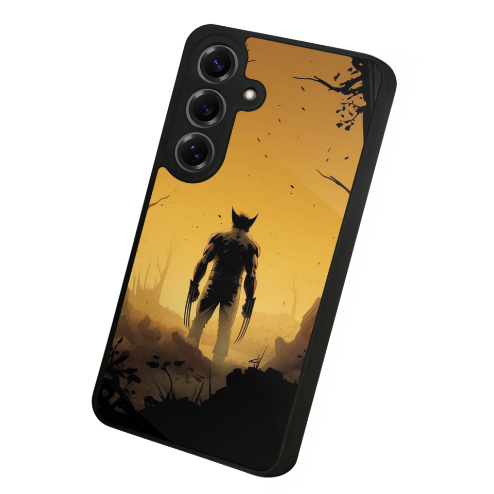 Samsung Galaxy S25 Uyumlu Wolverine Tasarımlı Glossy Premium Kılıf