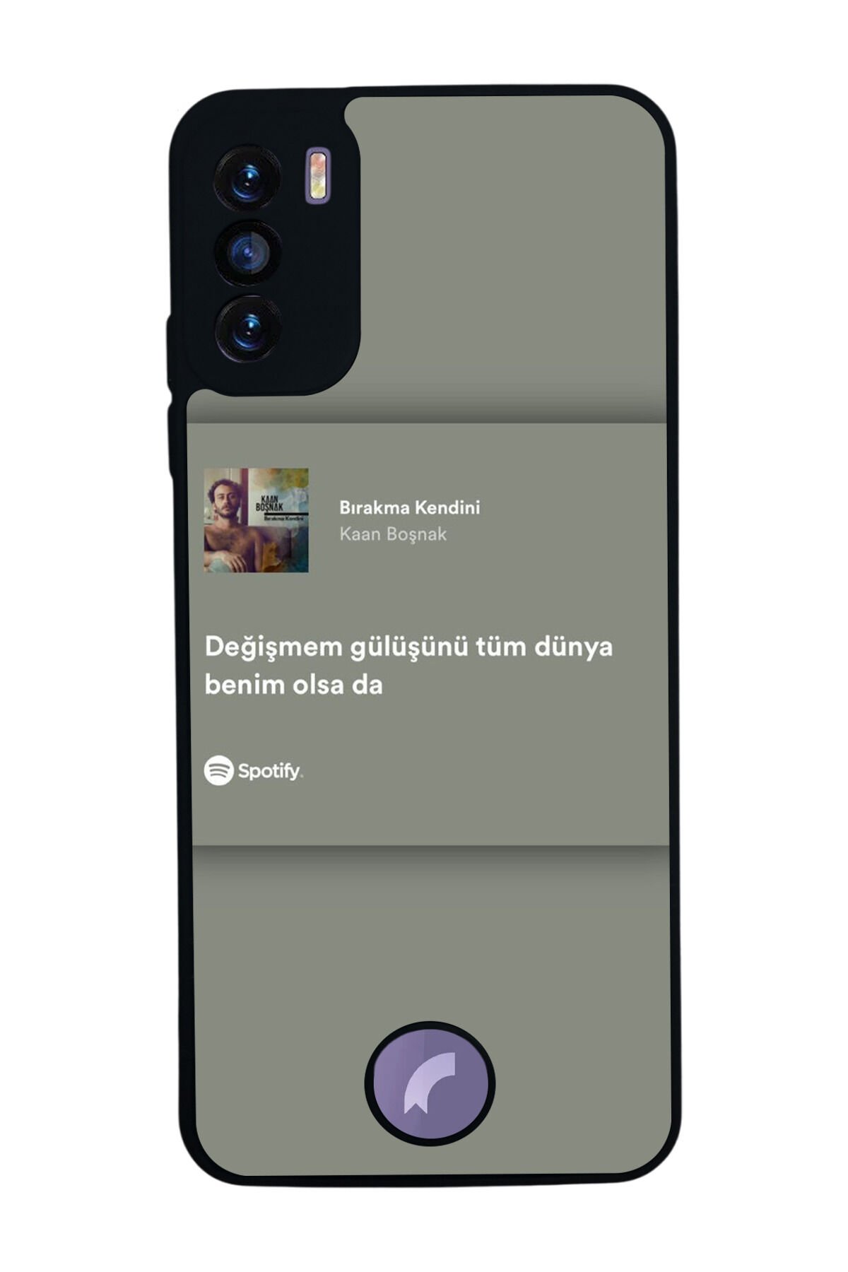 Reeder S19 Max Pro S Uyumlu Sarki Sozleri Tasarımlı Glossy Premium Kılıf