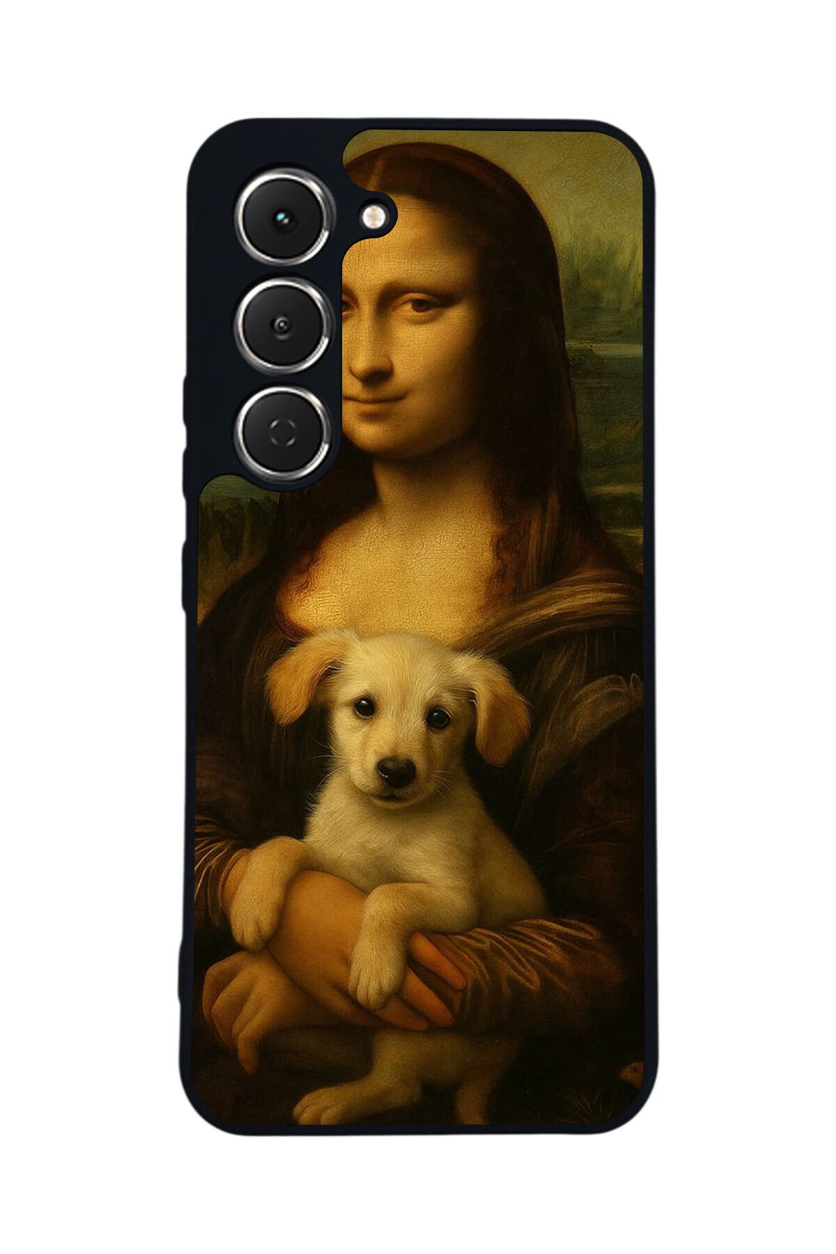 Tecno Spark 40 Pro Uyumlu Monalisa Tasarımlı Glossy Premium Kılıf