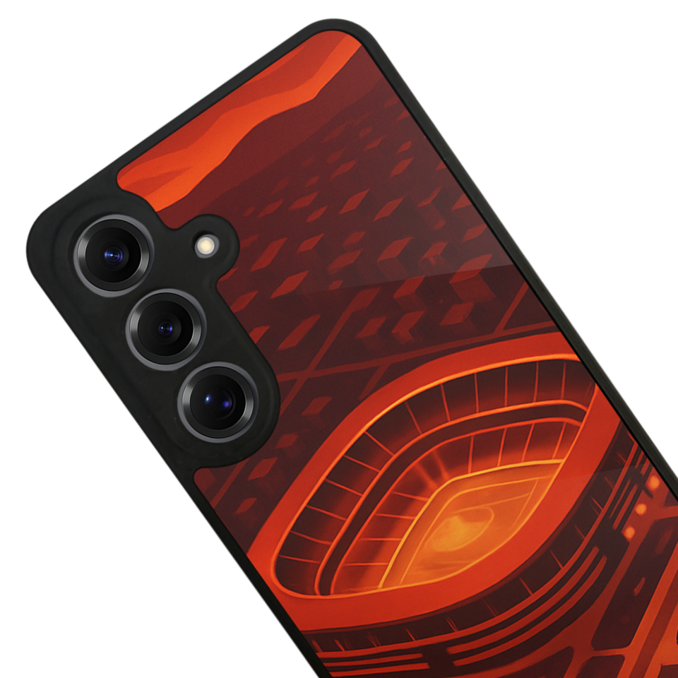 Samsung Galaxy S25 Uyumlu Aslan Tasarımlı Glossy Premium Kılıf