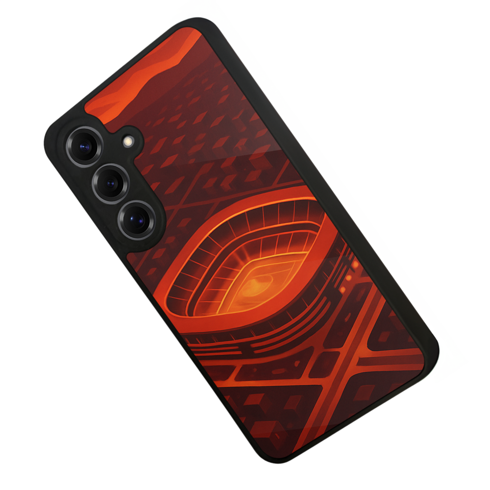 Samsung Galaxy S25 Uyumlu Aslan Tasarımlı Glossy Premium Kılıf