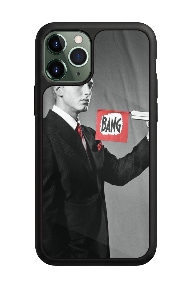 iPhone 11 Pro Max Uyumlu Eminem Tasarımlı Glossy Premium Kılıf