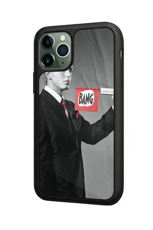 iPhone 11 Pro Max Uyumlu Eminem Tasarımlı Glossy Premium Kılıf