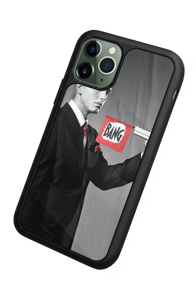 iPhone 11 Pro Max Uyumlu Eminem Tasarımlı Glossy Premium Kılıf