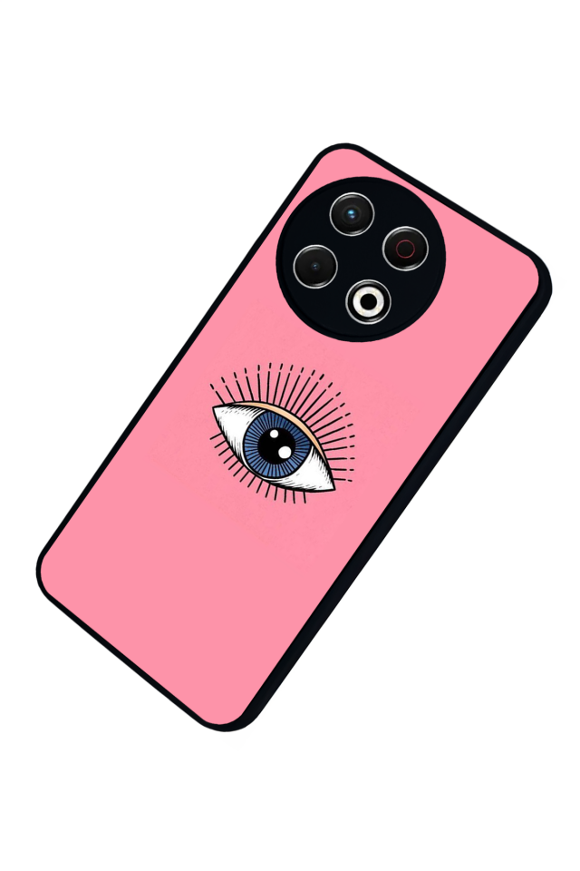 Tecno Spark 30 Pro Uyumlu Göz Tasarımlı Glossy Premium Kılıf