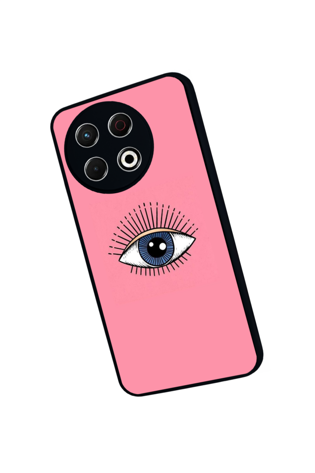 Tecno Spark 30 Pro Uyumlu Göz Tasarımlı Glossy Premium Kılıf