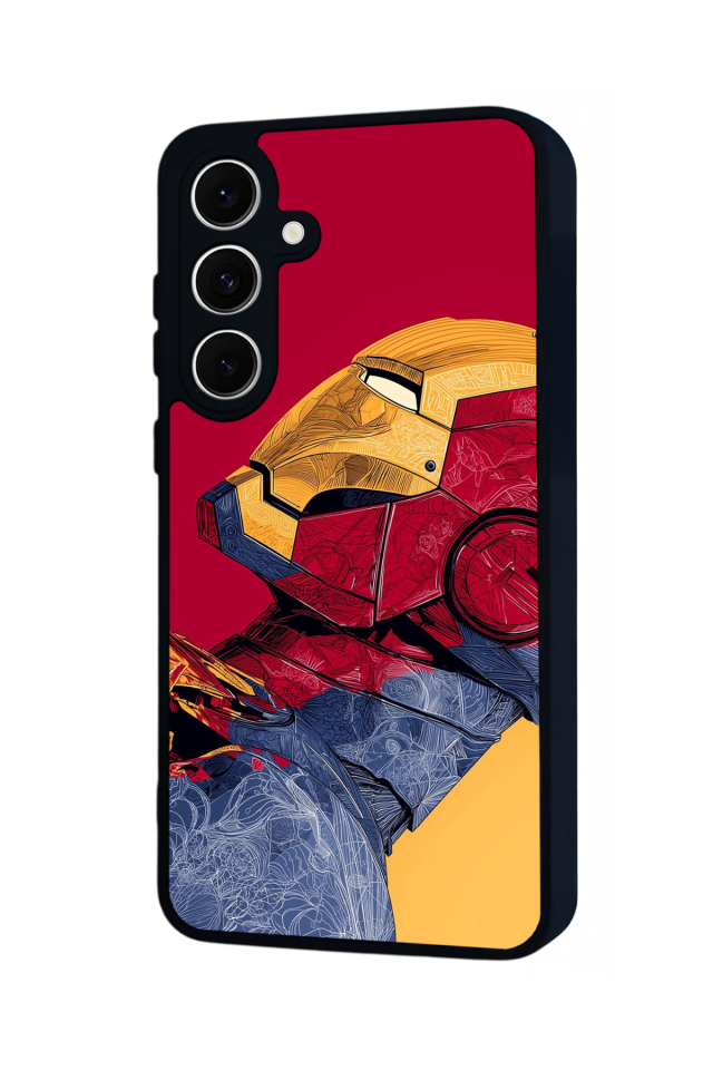 Samsung Galaxy A16 Uyumlu  Iron Man ( Demir Adam ) Tasarımlı Glossy Premium Kılıf