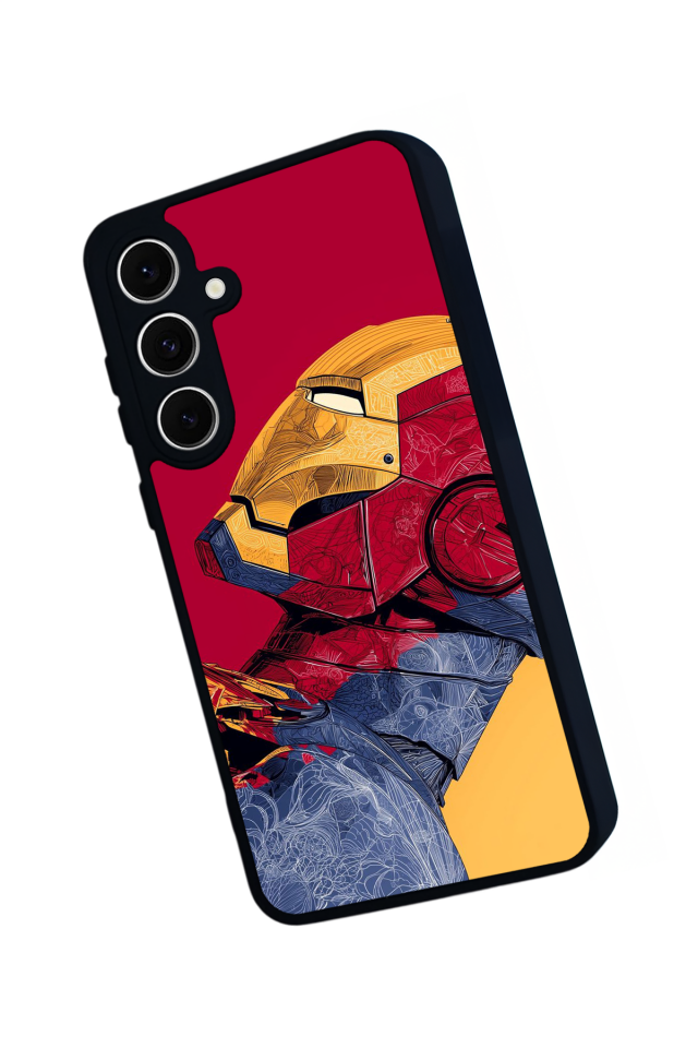 Samsung Galaxy A16 Uyumlu  Iron Man ( Demir Adam ) Tasarımlı Glossy Premium Kılıf