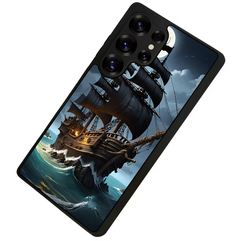 Samsung Galaxy S25 Ultra Uyumlu Korsan Tasarımlı Glossy Premium Kılıf