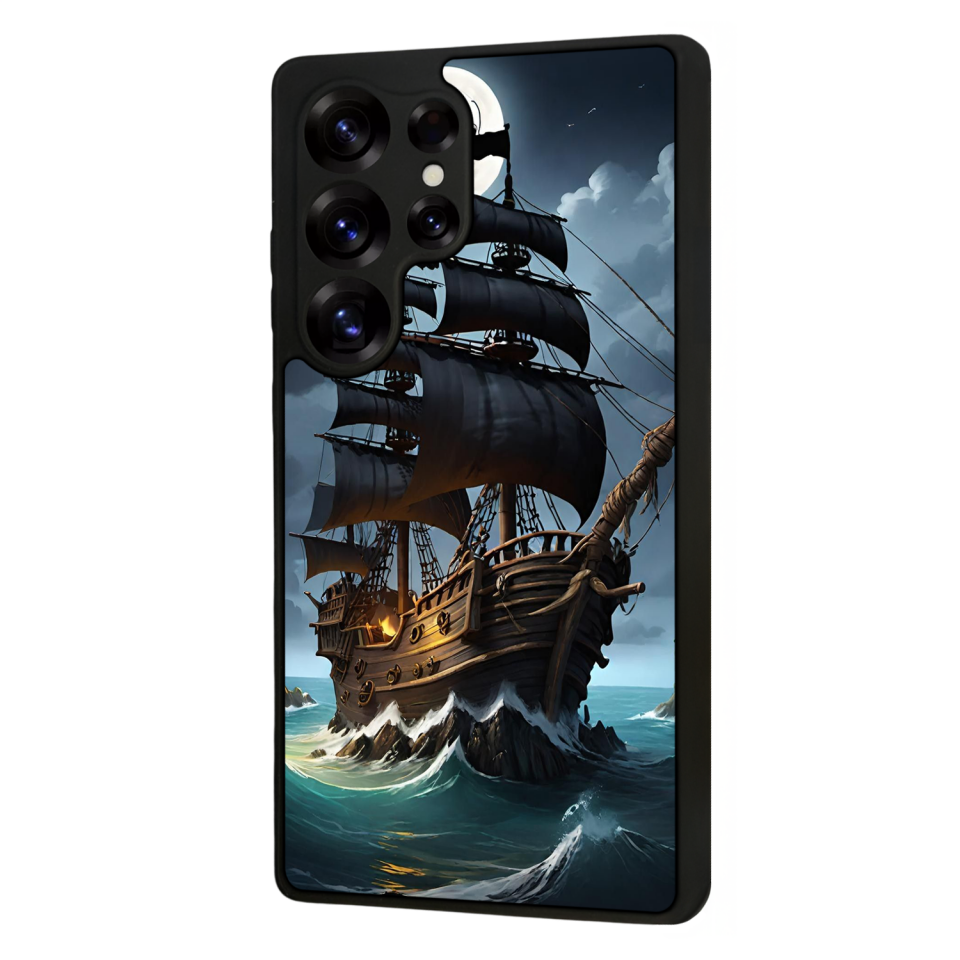 Samsung Galaxy S25 Ultra Uyumlu Korsan Tasarımlı Glossy Premium Kılıf