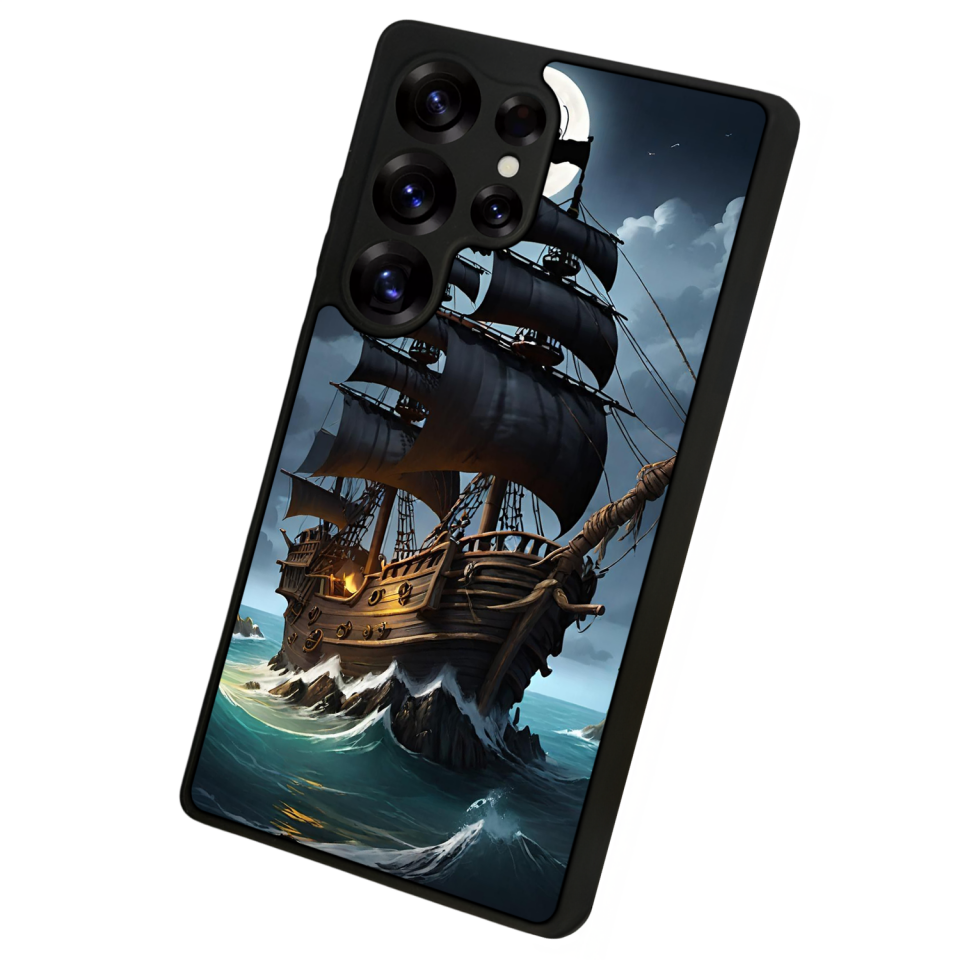 Samsung Galaxy S25 Ultra Uyumlu Korsan Tasarımlı Glossy Premium Kılıf